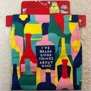 Blue Q "I'VE HEARD GOOD THINGS ABOUT WINE" Unisex Apron